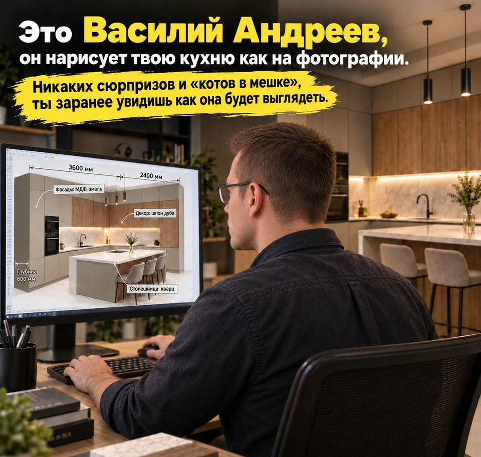 Кухня на заказ за 14 дней с Гарантие